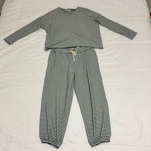 Madewell Striped Saunter Lounge Set M